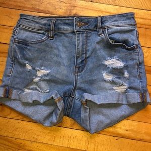 PacSun Super Stretch Shortie faded blue 24